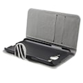 Miniatyrbillede 2 af 2: Moberg Samsung Galaxy J1 Læder Etui Med Stander Og  Kortholder - Zebra Striber Multicolor