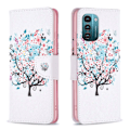 Miniatyrbillede 1 af 2: Wonderland Nokia G11 / Nokia G21 flip etui - Blomstertræ Multicolor