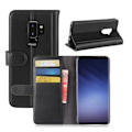 Miniatyrbild 1 av 2: Samsung Galaxy S9 Plus Snyggt läder fodral - Svart Svart