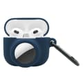 Miniatyrbild 1 av 2: AirPods 3 / AirTag 2-i-1 silikonöverdrag - Midnattsblå Blå