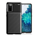 Miniatyrbillede 1 af 2: Carbon Shield Samsung Galaxy S20 Fe Etui - Sort Black