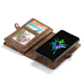 Pikkukuva 2 / 2: iPhone Xr CASEME 2in1 monitoimi lompakko suojakotelo magneetti suojakuorella - Ruskea Brown