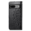 Pikkukuva 2 / 2: Mandala Google Pixel 7a Läppäkotelo - Musta Black
