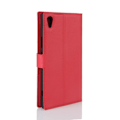Miniatyrbillede 2 af 2: Sony Xperia XA1 Ultra stilfuldt og holdbart læder etui - Rød Red