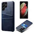 Miniatyrbillede 1 af 2: Dual Card Etui Samsung Galaxy S22 Ultra - Blå Blue