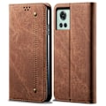 Miniatyrbillede 1 af 2: Jeans OnePlus 10R / OnePlus Ace flip etui - Brun Brown