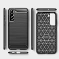 Pikkukuva 2 / 2: Carbon Flex Suojakotelo Samsung Galaxy S22 - Sininen Blue
