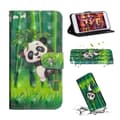 Miniatyrbilde 1 av 2: Sony Xperia L3 Skinnetui Mønsterdekor - Panda Multicolor