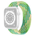 Miniatyrbild 1 av 5: Apple Watch Series 8 (41 mm) klockarmband i elastisk nylon - Gradient Grön Storlek: M Grön