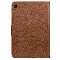 Pikkukuva 5 / 6: Samsung Galaxy Tab A8 10.5 (2021) perhonen kukka painettu nahkakotelo - Ruskea Brown
