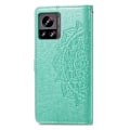 Pikkukuva 2 / 2: Mandala Motorola Edge 30 Ultra / X30 Pro Läppäkotelo - Vihreä Green
