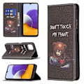 Miniatyrbillede 2 af 2: Wonderland Samsung Galaxy A22 5G Flip etui - Bjørn Black
