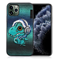 Miniatyrbild 1 av 2: Nimmy Sött husdjur iPhone 11 Pro Broderat fodral - Grön Grön