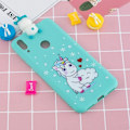 Miniatyrbillede 2 af 2: Huawei Y7 2019 3D dyre etui - Enhjørning Multicolor