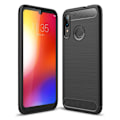 Pikkukuva 2 / 2: Carbon Flex Motorola Moto E6 Plus kuoret - Musta Black