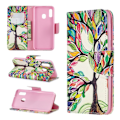 Miniatyrbillede 1 af 2: Wonderland Samsung Galaxy A20e etui - Farvet Træ Multicolor