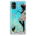 Pikkukuva 5 / 5: Deco Samsung Galaxy S20 kotelot - Tyttö Multicolor