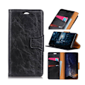 Miniatyrbillede 1 af 2: Crazy Horse Samsung Galaxy S10 Lite magnetisk split læderetui - Sort Black