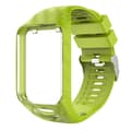 TomTom Runner 3 / Golfer 2 radium klockarmband i silikon - Grön Grön