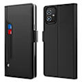 Pikkukuva 1 / 2: Phone Suojakotelo With Make-up Mirror And Slick Design For ASUS Zenfone 8 - Musta Black