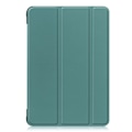 Miniatyrbillede 2 af 2: Tri-fold læder stativ taske til Amazon Fire 8 HD (2022) - Sortliggrøn Green
