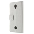 Miniatyrbillede 2 af 2: Acer Liquid Zest læder-etui m. indbygget stander - Hvid White