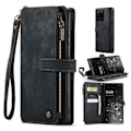 Miniatyrbillede 1 af 2: CaseMe Samsung Galaxy S20 Ultra etui med lynlås og pung - Sort Black