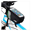 Miniatyrbillede 1 af 2: B-SOUL cykelopbevaringstaske med touch screen-visning - Sort Black