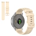 Miniatyrbillede 1 af 2: Garmin Venu 2S / Vivoactive 4S / Vivomove 3S ensfarvet urrem - Beige Brown