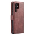 Pikkukuva 2 / 6: DG.Ming Samsung Galaxy S23 Ultra 2-in-1 Lompakko Suojakotelo - Punainen Red