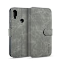 Pikkukuva 5 / 5: DG.MING Samsung Galaxy M20 Retro kotelot - Harmaa Silver grey