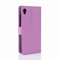 Pikkukuva 2 / 2: Asus ZenFone Live (ZB501KL) moderni nahkakotelo - Violetti Purple