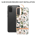 Miniatyrbillede 2 af 2: Supertyndt og slidstærkt softcover til Samsung Galaxy A02s (166 mm) - Grøn Gardenia Green