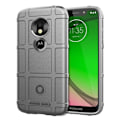 Pikkukuva 2 / 2: Motorola Moto G7 Play anti-shock grid case - Grey Silver grey