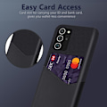Miniatyrbillede 2 af 2: Bofink Samsung Galaxy Note 20 Ultra Card Cover - Sort Black