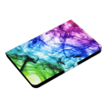 Pikkukuva 6 / 6: Amazon Fire 7 (2022) viileä kuvio nahkakotelo - Smog Multicolor