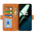 Miniatyrbild 6 av 6: Plånboksfodral i Läder till OnePlus 11 - Gul Gul