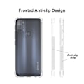 Miniatyrbillede 4 af 6: ENKAY klart faldsikkert etui til Motorola Moto G50 Transparent
