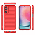 Pikkukuva 2 / 2: Pehmeä kahva muotoiltu kuori Samsung Galaxy A24 4G - Punainen Red