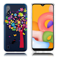 Pikkukuva 1 / 2: Deco Samsung Galaxy A01 kuoret - Kissa ja puu Multicolor