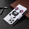 Miniatyrbillede 2 af 2: Wonderland iPhone 12 Pro / iPhone 12 flip etui - Genert Sommerfugl White