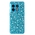 Miniatyrbillede 1 af 6: Glitter OnePlus 10T / Ace Pro Etui - Blå Blue