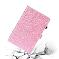 Miniatyrbillede 2 af 2: Huawei Mediapad M5 Lite Glitter Shiny Læder Flip Etui - Lyserød Pink