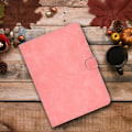 Miniatyrbild 2 av 2: iPad 10.2 (2019) / Air (2019) flipfodral i läder med fast tema - Rosa Rosa