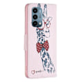 Pikkukuva 2 / 2: Wonderland OnePlus Nord N200 5G flip kuoret - Kirahvi Pink