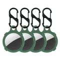Pikkukuva 1 / 2: 4kpl AirTags silikoni suojus koukulla - Vihreä Green