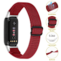 Miniatyrbillede 5 af 6: Fitbit Luxe urrem i nylon - Rød Red
