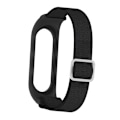 Miniatyrbillede 2 af 2: Xiaomi Mi Smart Band 6 / 5 nylon urrem - Sort Black