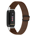 Miniatyrbild 1 av 2: Fitbit Luxe klockarmband i nylon - Kaffe Brun