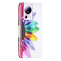 Miniatyrbillede 2 af 2: Wonderland Xiaomi 13 Lite / Civi 2 Flip Etui - Solsikke Multicolor